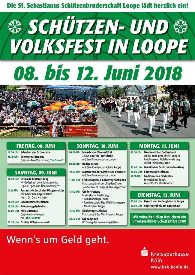 Schützen- und Volksfest in Loope 2018